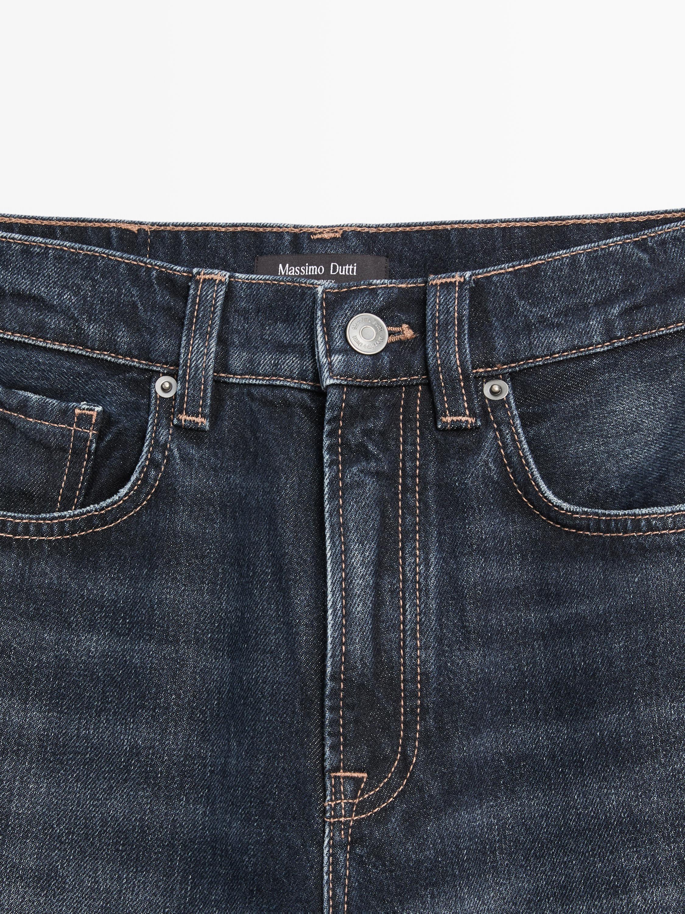 Jean large taille haute